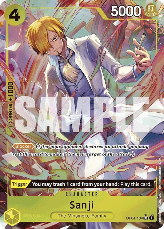 Image for Sanji (OP04-104) (Alternate Art) - One Piece Card Game