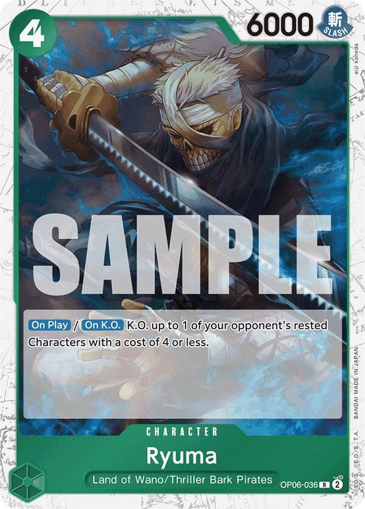 Image for Ryuma (Jolly Roger Foil) - One Piece Card Game