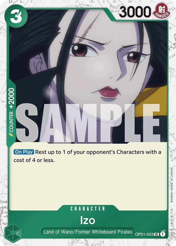 Image for Izo (OP01-033) (Jolly Roger Foil) - One Piece Card Game
