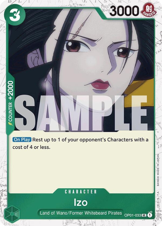 Image for Izo (OP01-033) (Jolly Roger Foil) - One Piece Card Game