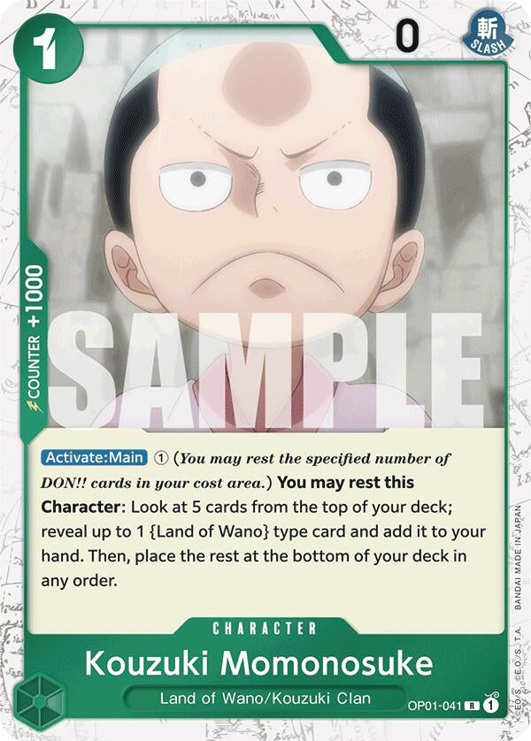 Image for Kouzuki Momonosuke (Jolly Roger Foil) - One Piece Card Game