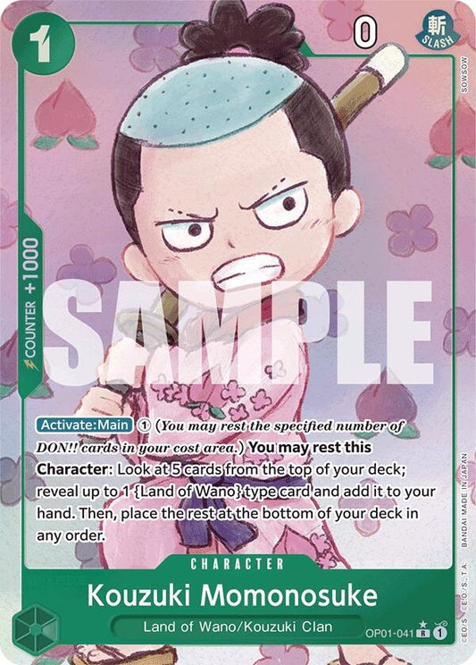 Image for Kouzuki Momonosuke (Alternate Art) - One Piece Card Game