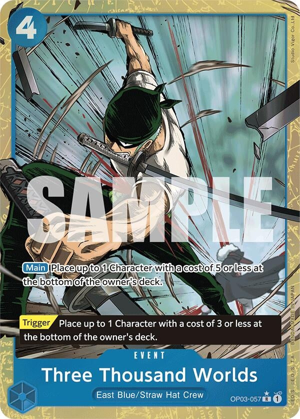 Image for Three Thousand Worlds (Alternate Art) - One Piece Card Game