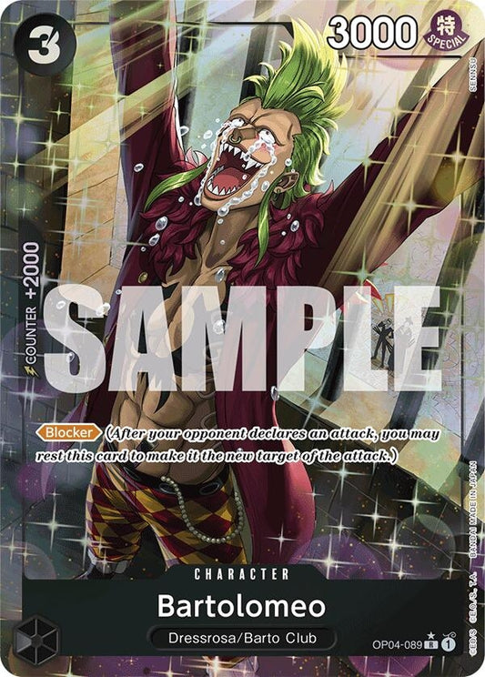 Image for Bartolomeo (OP04-089) (Alternate Art) - One Piece Card Game