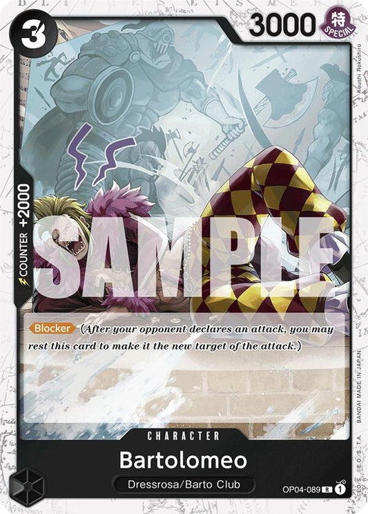 Image for Bartolomeo (OP04-089) (Jolly Roger Foil) - One Piece Card Game