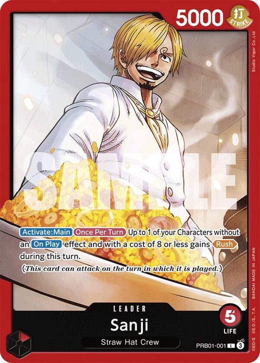 Image for Sanji (PRB01-001) - One Piece Card Game