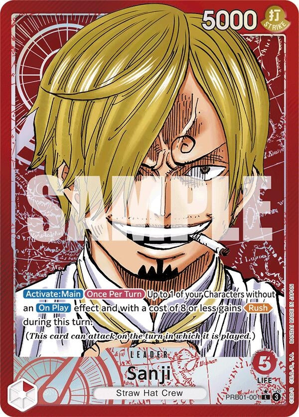 Image for Sanji (PRB01-001) (Alternate Art) - One Piece Card Game
