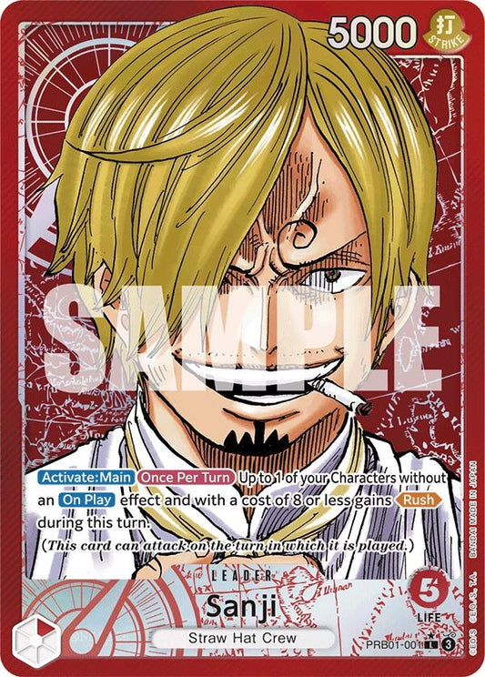 Image for Sanji (PRB01-001) (Alternate Art) - One Piece Card Game