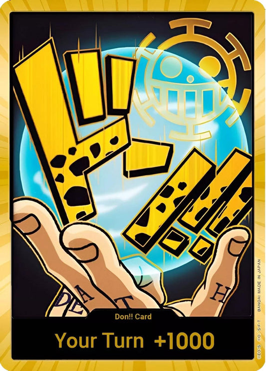 Image for DON!! Card (Trafalgar Law) (Gold) - One Piece Card Game