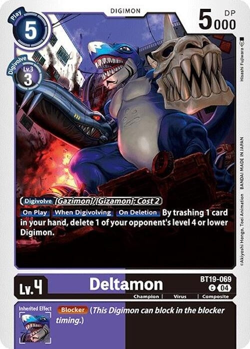 Image for Deltamon - BT19-069 - Digimon Card Game