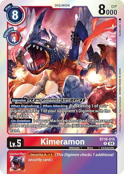 Image for Kimeramon - BT18-015 - Digimon Card Game