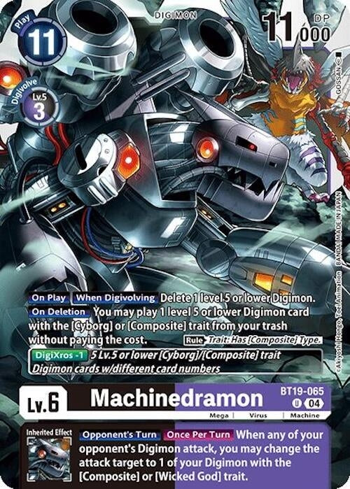 Image for Machinedramon - BT19-065 - Digimon Card Game