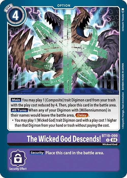 Image for The Wicked God Descends! - Digimon Card Game