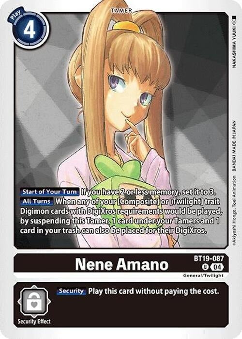Image for Nene Amano - Digimon Card Game