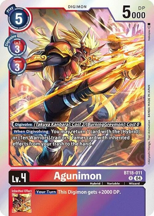 Image for Agunimon - Digimon Card Game