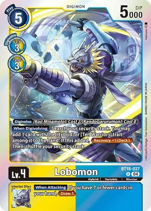 Image for Lobomon - Digimon Card Game