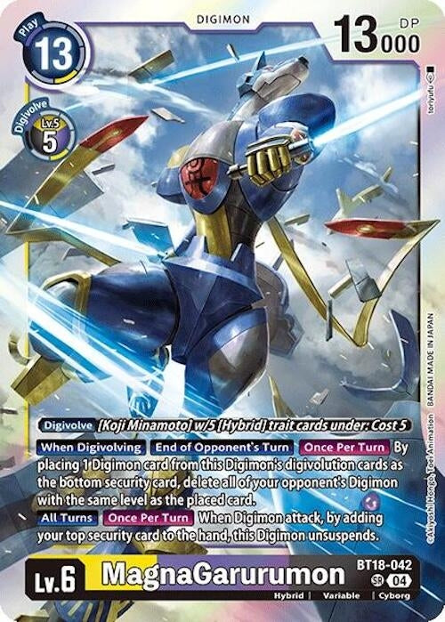 Image for MagnaGarurumon - Digimon Card Game