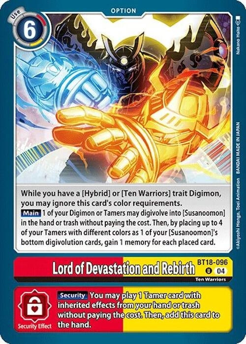 Image for Lord of Devastation and Rebirth - Digimon Card Game