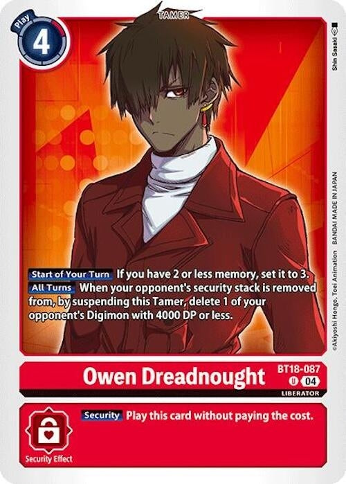 Image for Owen Dreadnought - Digimon Card Game