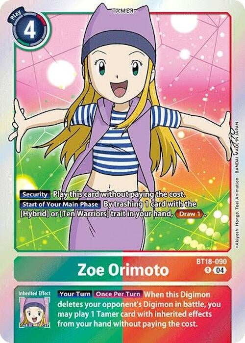 Image for Zoe Orimoto - Digimon Card Game