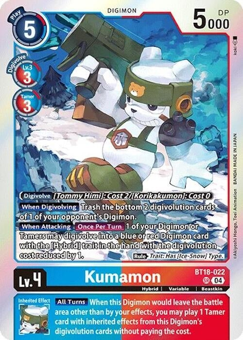 Image for Kumamon - Digimon Card Game