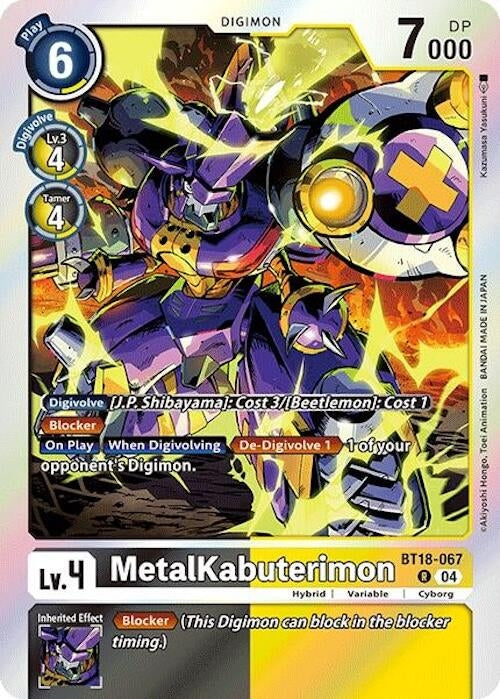 Image for MetalKabuterimon - Digimon Card Game