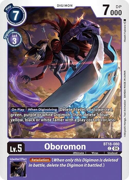 Image for Oboromon - Digimon Card Game