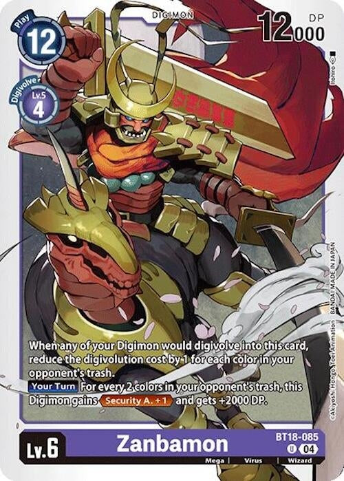 Image for Zanbamon - Digimon Card Game