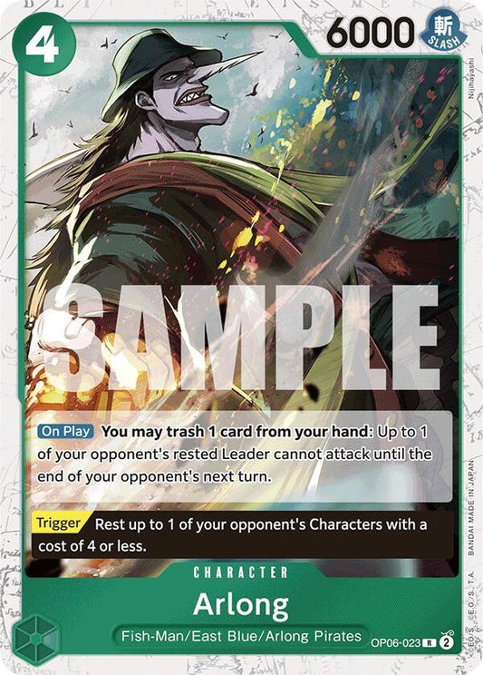 Image for Arlong (Jolly Roger Foil) - One Piece Card Game