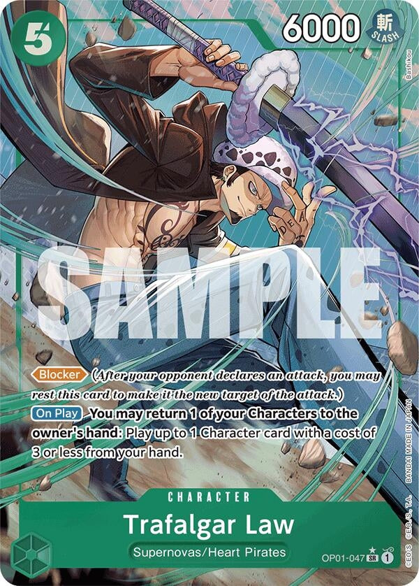 Image for Trafalgar Law (OP01-047) (Alternate Art) - One Piece Card Game