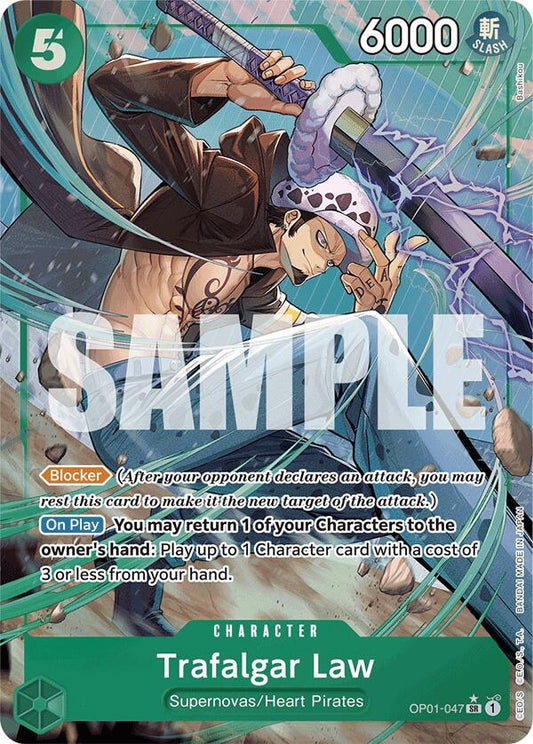 Image for Trafalgar Law (OP01-047) (Alternate Art) - One Piece Card Game