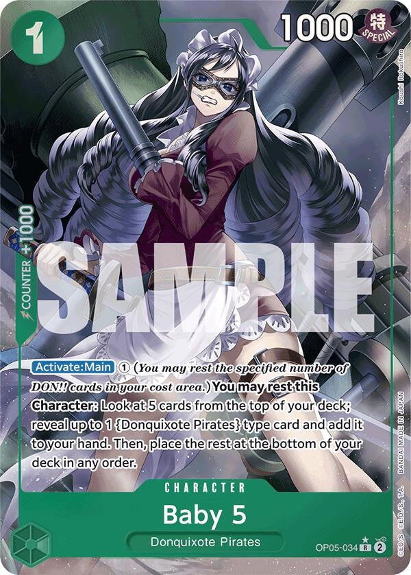 Image for Baby 5 (OP05-034) (Full Art) - One Piece Card Game
