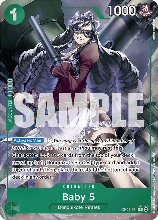 Image for Baby 5 (OP05-034) (Full Art) - One Piece Card Game
