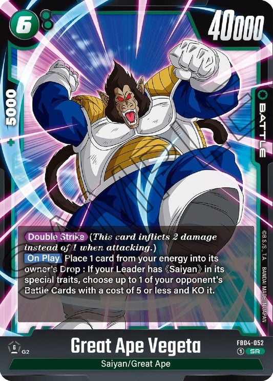 Image for Great Ape Vegeta - Dragon Ball Super: Fusion World