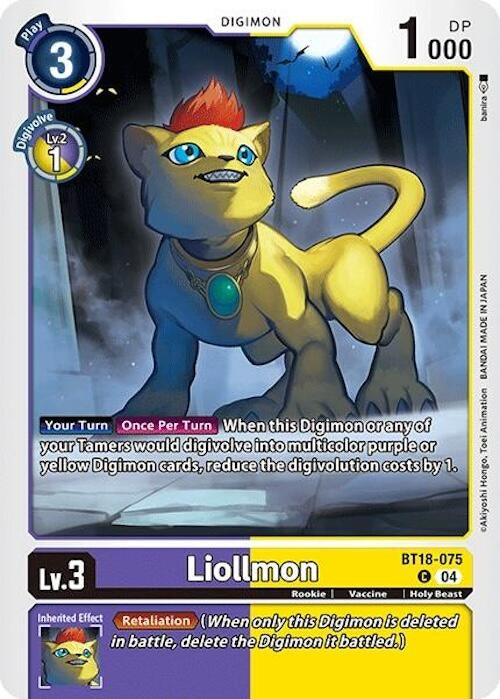 Image for Liollmon - Digimon Card Game
