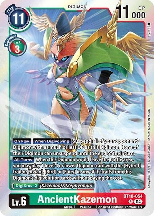 Image for AncientKazemon - Digimon Card Game
