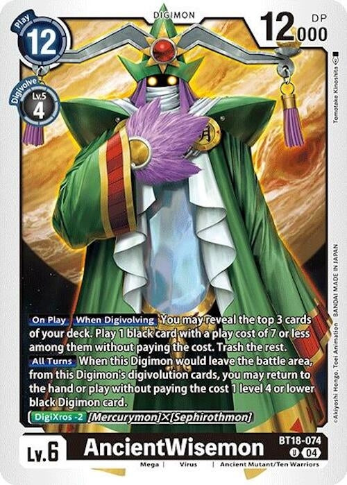 Image for AncientWisemon - Digimon Card Game