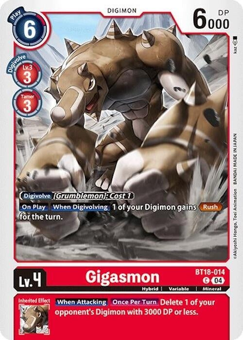 Image for Gigasmon - Digimon Card Game