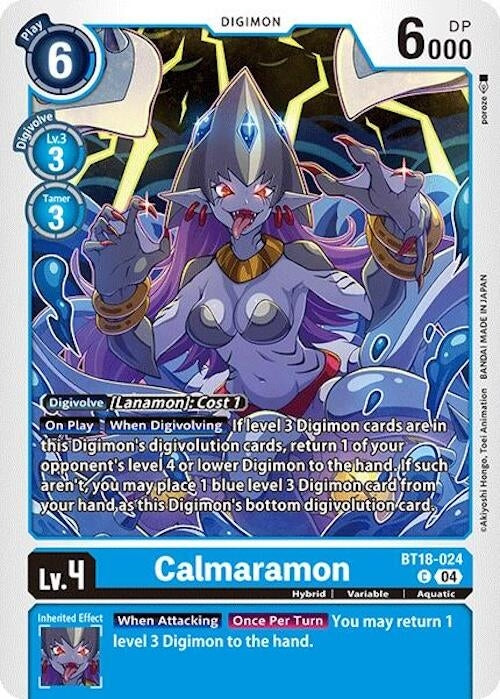 Image for Calmaramon - Digimon Card Game