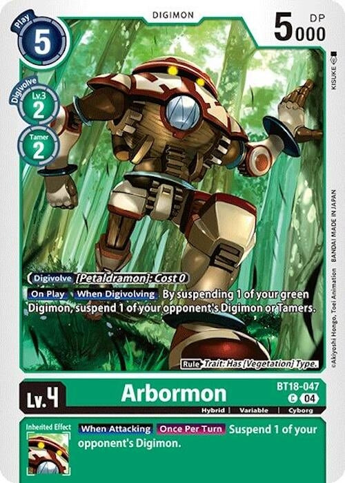 Image for Arbormon - Digimon Card Game