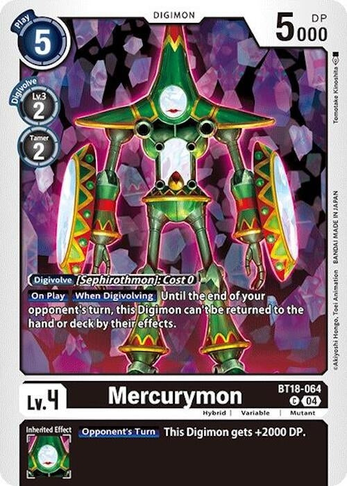 Image for Mercurymon - Digimon Card Game