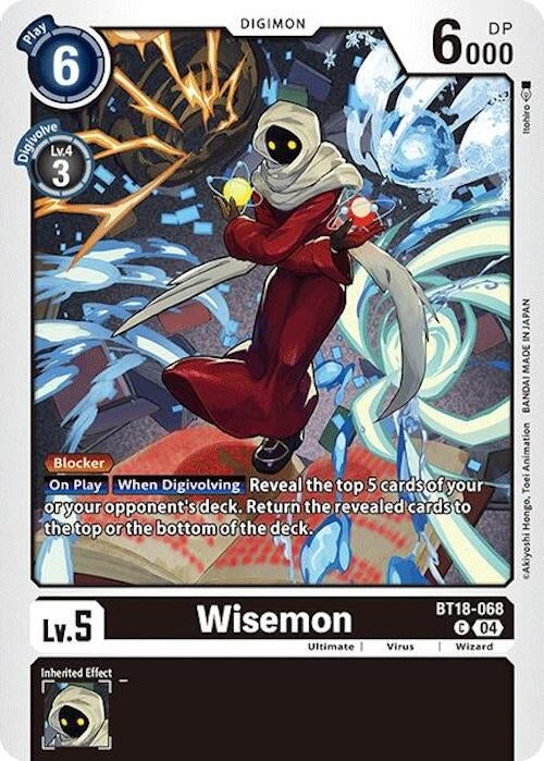 Image for Wisemon - Digimon Card Game