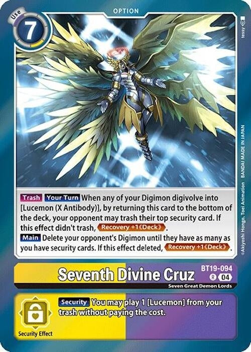 Image for Seventh Divine Cruz - Digimon Card Game