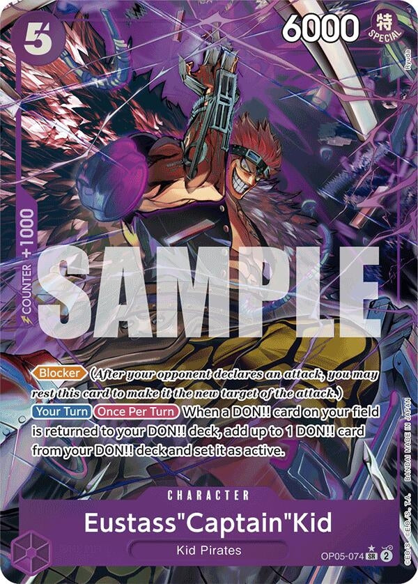 Image for Eustass"Captain"Kid (OP05-074) (Alternate Art) - One Piece Card Game