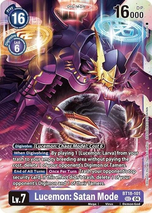 Image for Lucemon: Satan Mode - Digimon Card Game