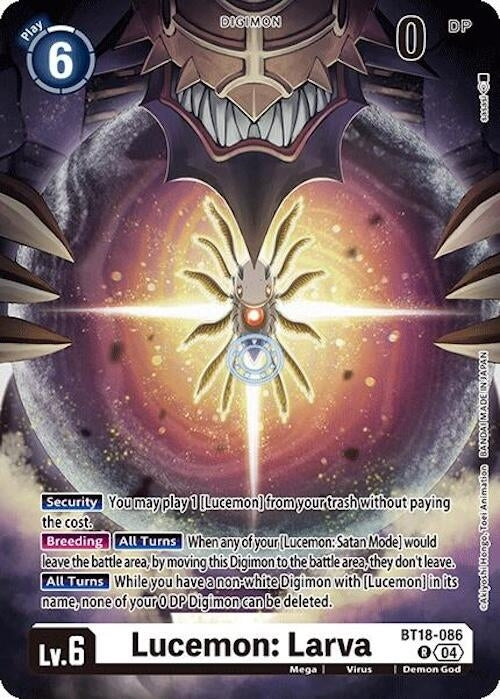 Image for Lucemon: Larva - Digimon Card Game