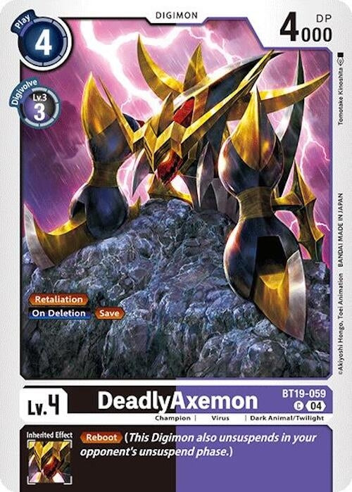 Image for DeadlyAxemon - Digimon Card Game
