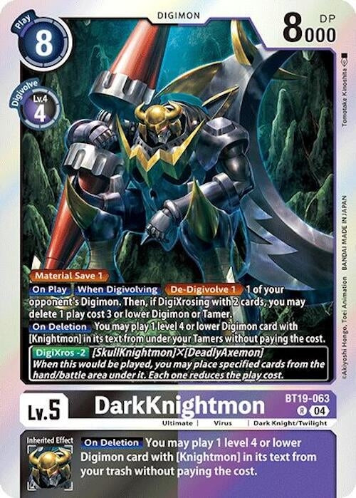Image for DarkKnightmon - Digimon Card Game