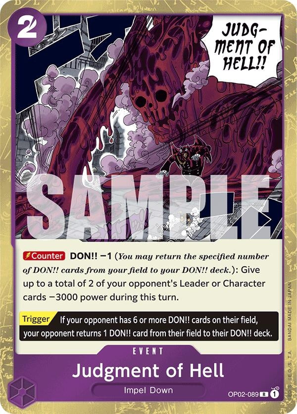 Image for Judgment of Hell (Jolly Roger Foil) - One Piece Card Game