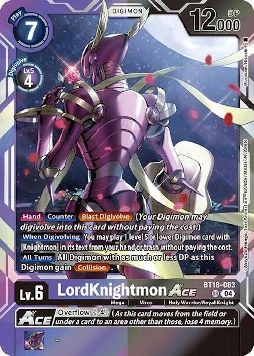 Image for LordKnightmon ACE - Digimon Card Game